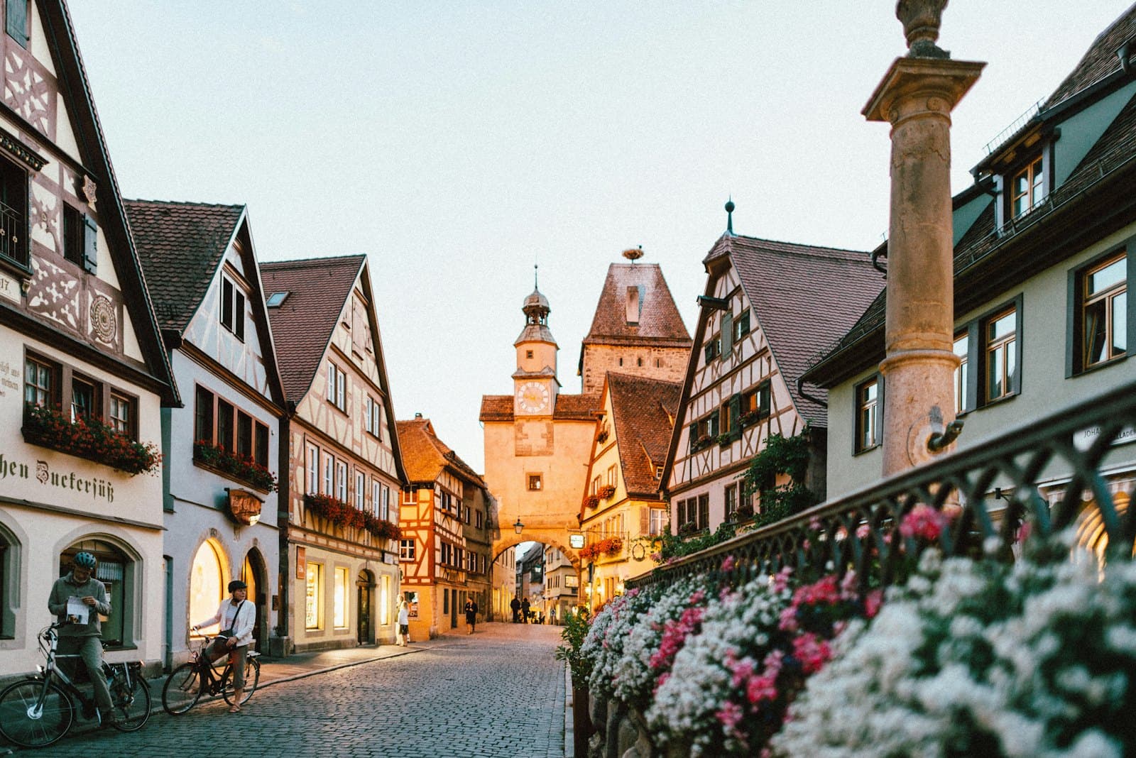 Blick auf die historische Altstadt von Musterstadt